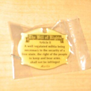 Vintage Marlin Firearms 2nd Amendment Metal Enamel Pin Sealed Factory Packaging